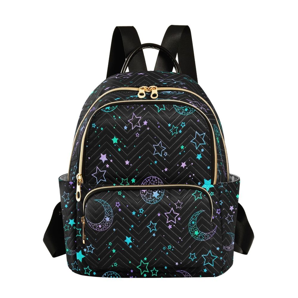 Fashion Backpack Mini Backpack Purse Casual Daily Backpack Star Moon Sun for🦐